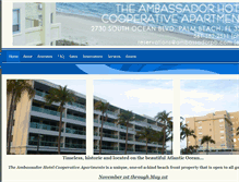 Tablet Screenshot of ambassadorpb.com
